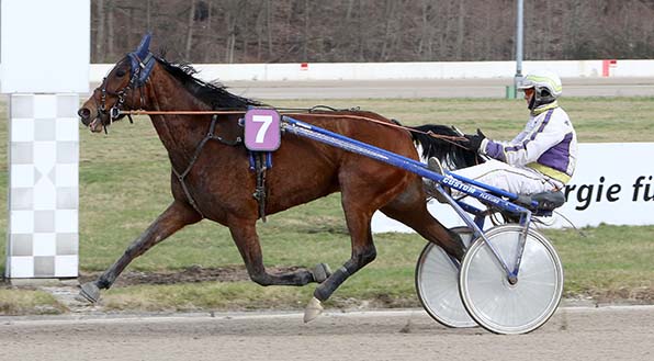 Heras Grand Dame und Jochen Holzschuh sind ohne Konkurrenz - © traberfoto-sx