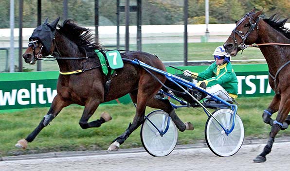 In Topform schwer zu schlagen: Hector Boko (Jaap van Rijn) - © traberfoto-sx