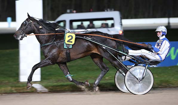 Ein glücklicher Jaap van Rijn dominiert die beste Tagesklasse mit Noubliez jamais - © traberfoto-sx