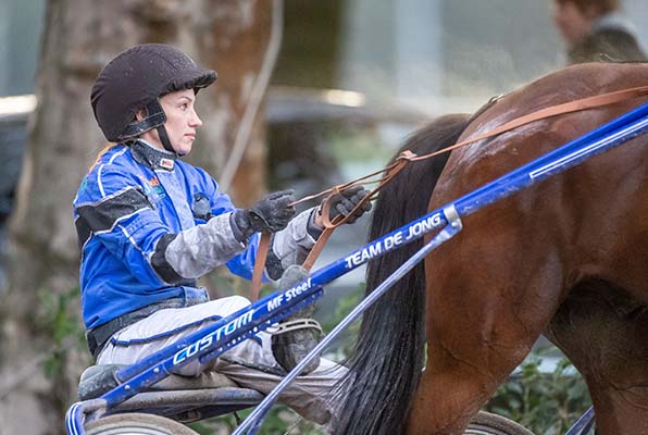 Europameisterin Samantha Stolker ist eine der chancenreichen Teilnehmerinnen an der »Amateur-Trophy« - © Jan Melichar/GelsenTrabPark