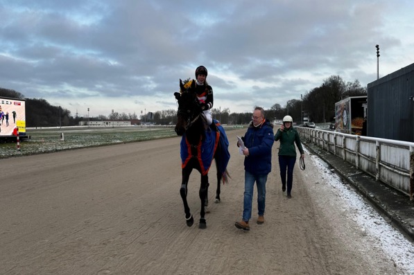Foto &copy; GelsenTrabPark &ndash; Im Trabreiten hatten Napoli und Luca van Toor jederzeit alles unter Kontrolle